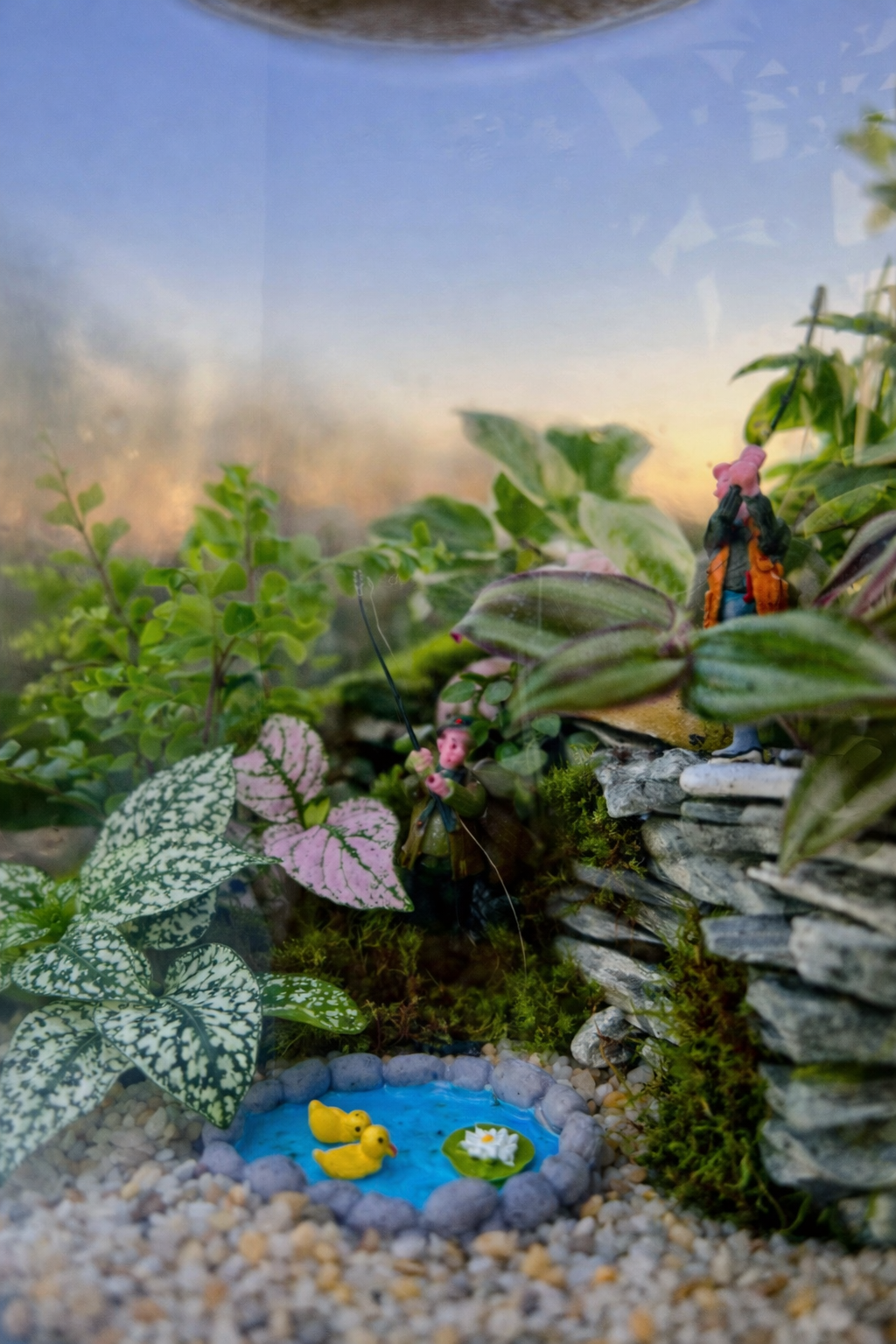 À l’ombre de l’étang 